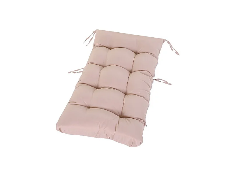 Fauteuil design chocolat nid douillet coussin beige