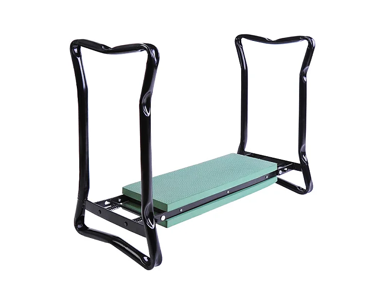 Tabouret de jardin 2 en 1 NICO noir et vert