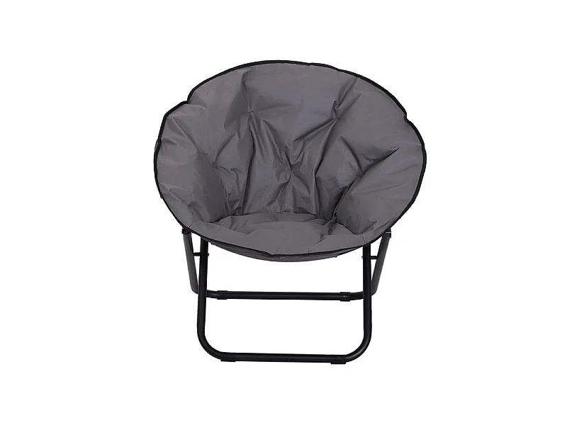 Fauteuil lune pliable TINA gris