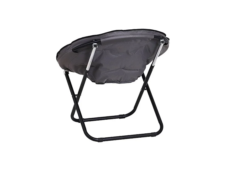 Fauteuil lune pliable TINA gris