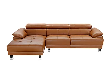 Canapé angle gauche cuir
