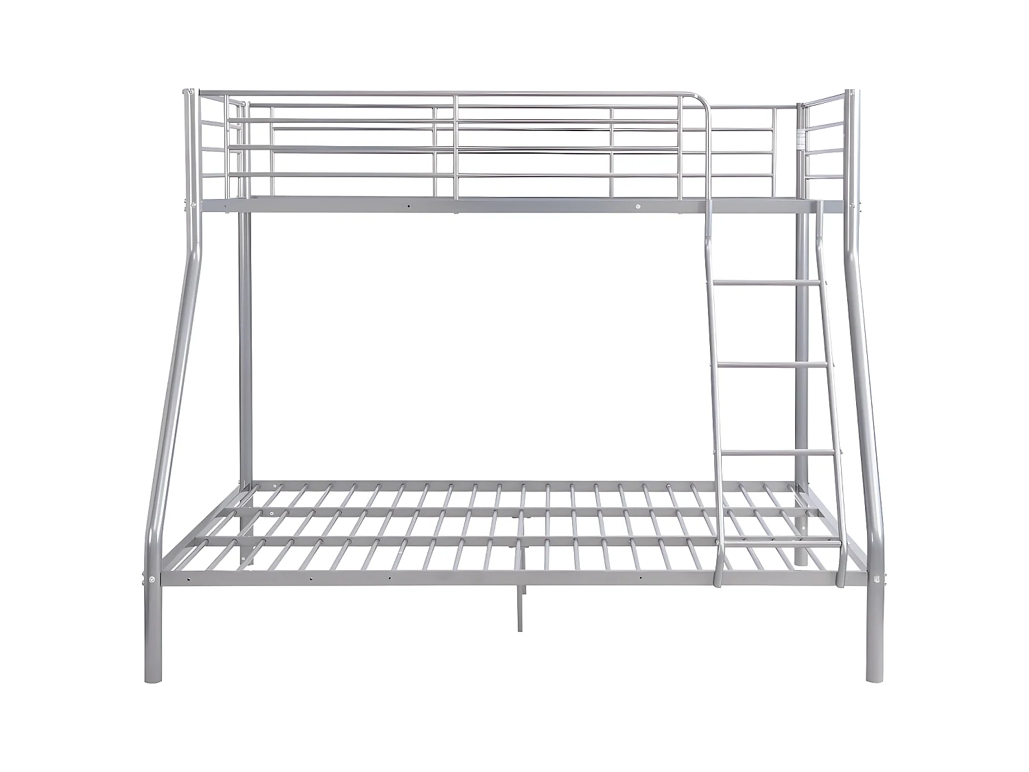 Lits superposés ELEVATIO IV - 90 et 140 x 190 cm - Acier - Argent