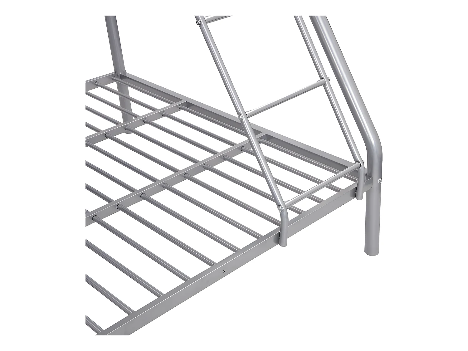 Lits superposés ELEVATIO IV - 90 et 140 x 190 cm - Acier - Argent