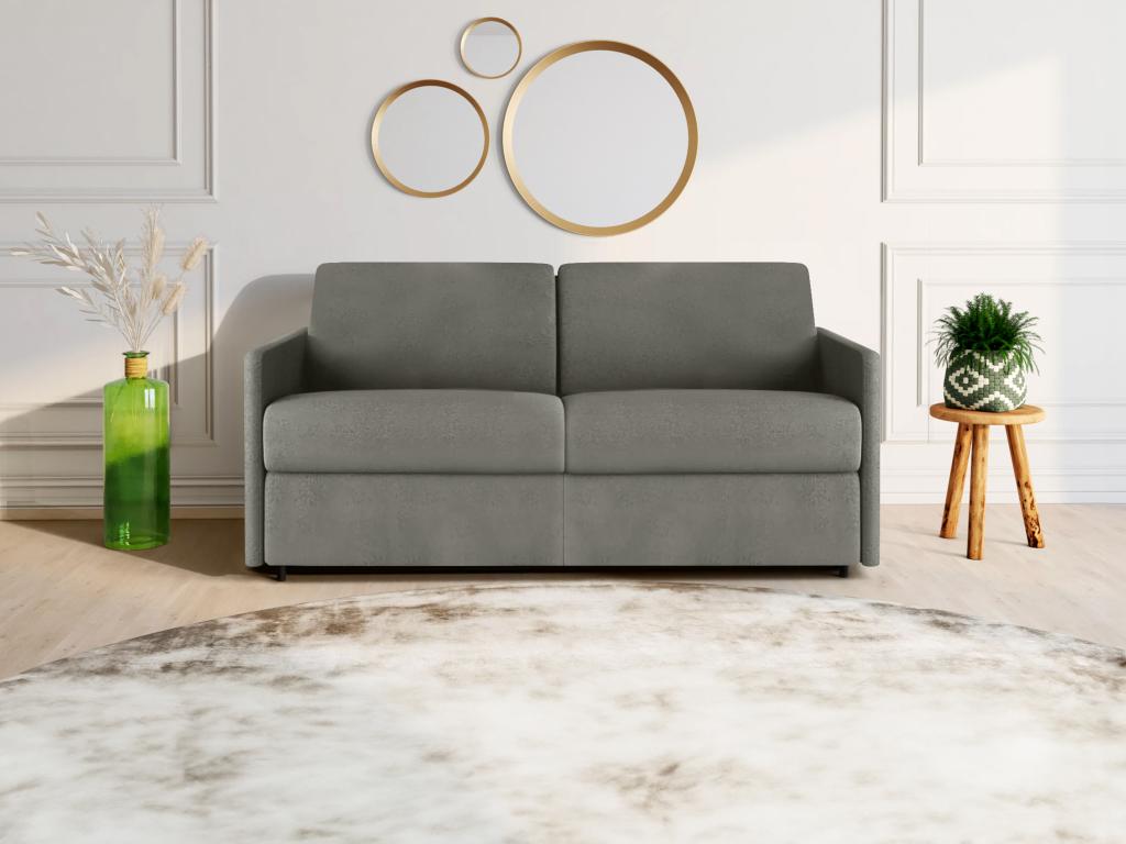 Schlafsofa 3-Sitzer - Liegefläche mit Lattenrost mit breiten Latten: 140 cm günstig online kaufen