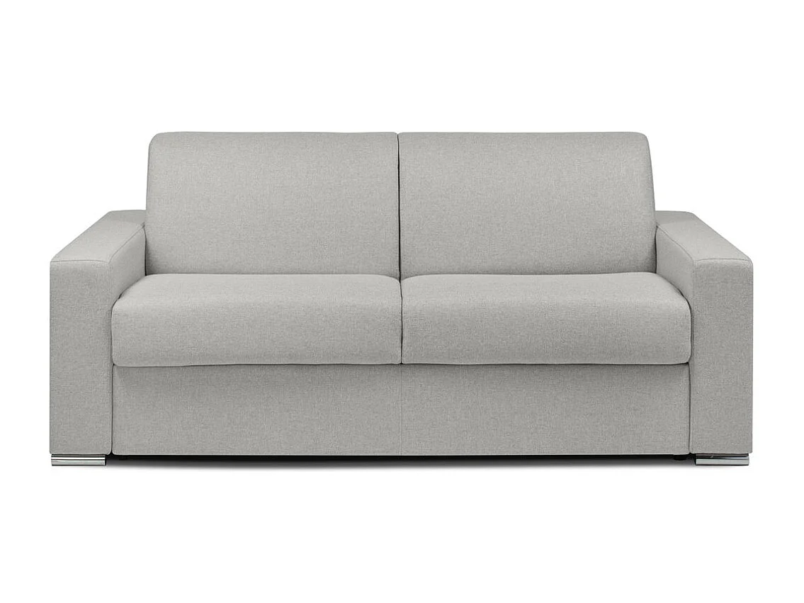 Schlafsofa mit Matratze 3-Sitzer - Liegefläche: 140 cm - Matratzenhöhe: 14 cm -  Stoff - Grau - CALITO