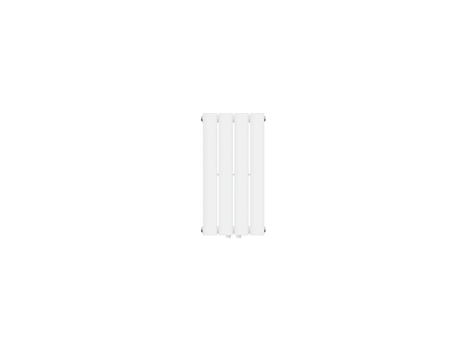 Radiatore a pannello singolo termoarredo bagno bianco 300x600 mm design moderno