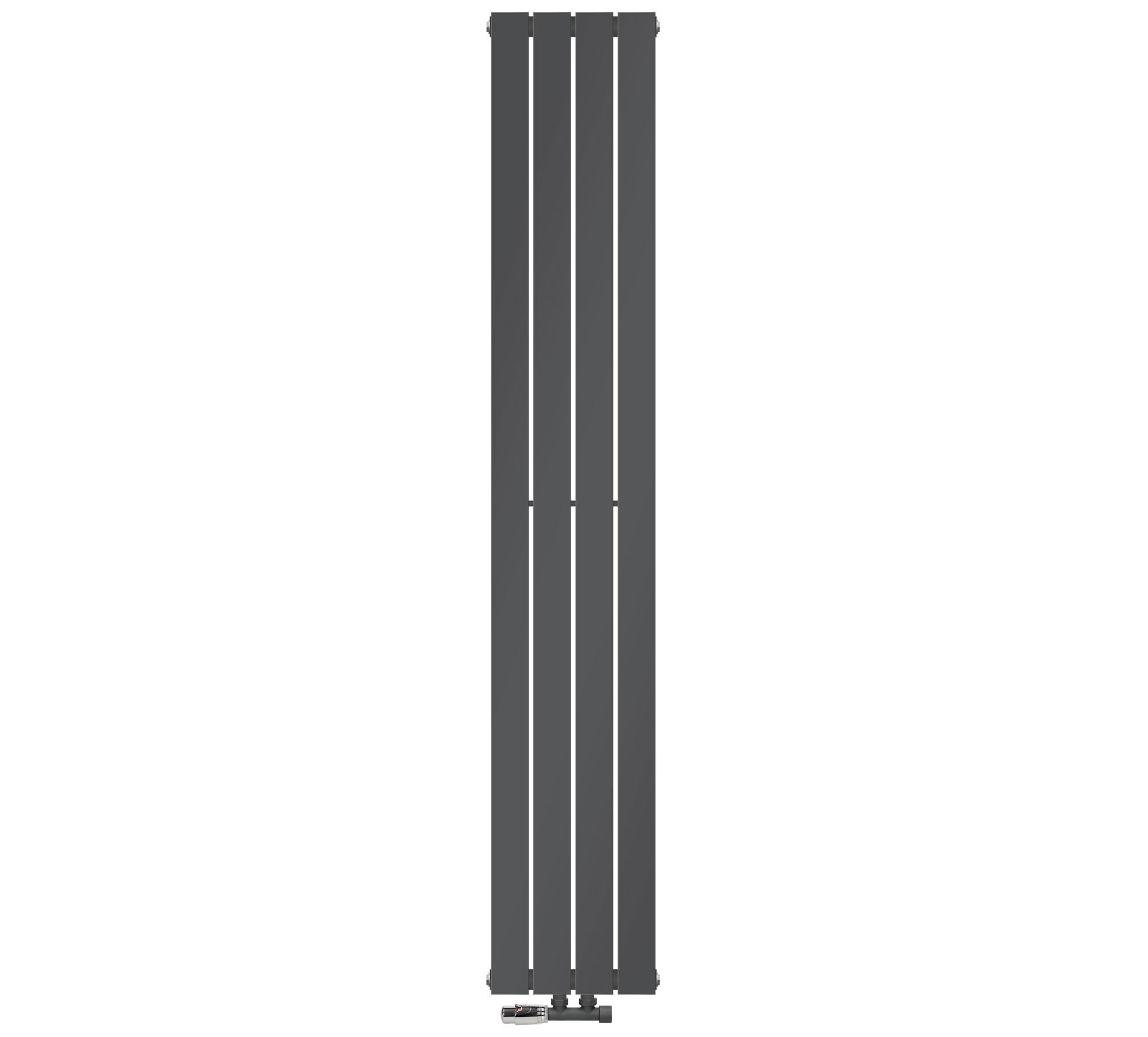 Radiateur Panneaux Monocouche Anthracite X Mm Raccord Central Mural