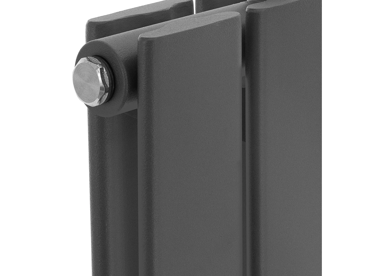 Radiateur à panneaux double couche anthracite 300x1600 mm raccord universal