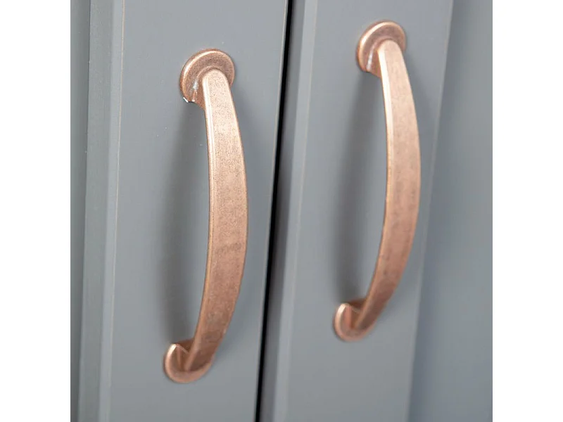 Buffet 2 Portes & 2 Tiroirs "Zernan" 90cm Gris