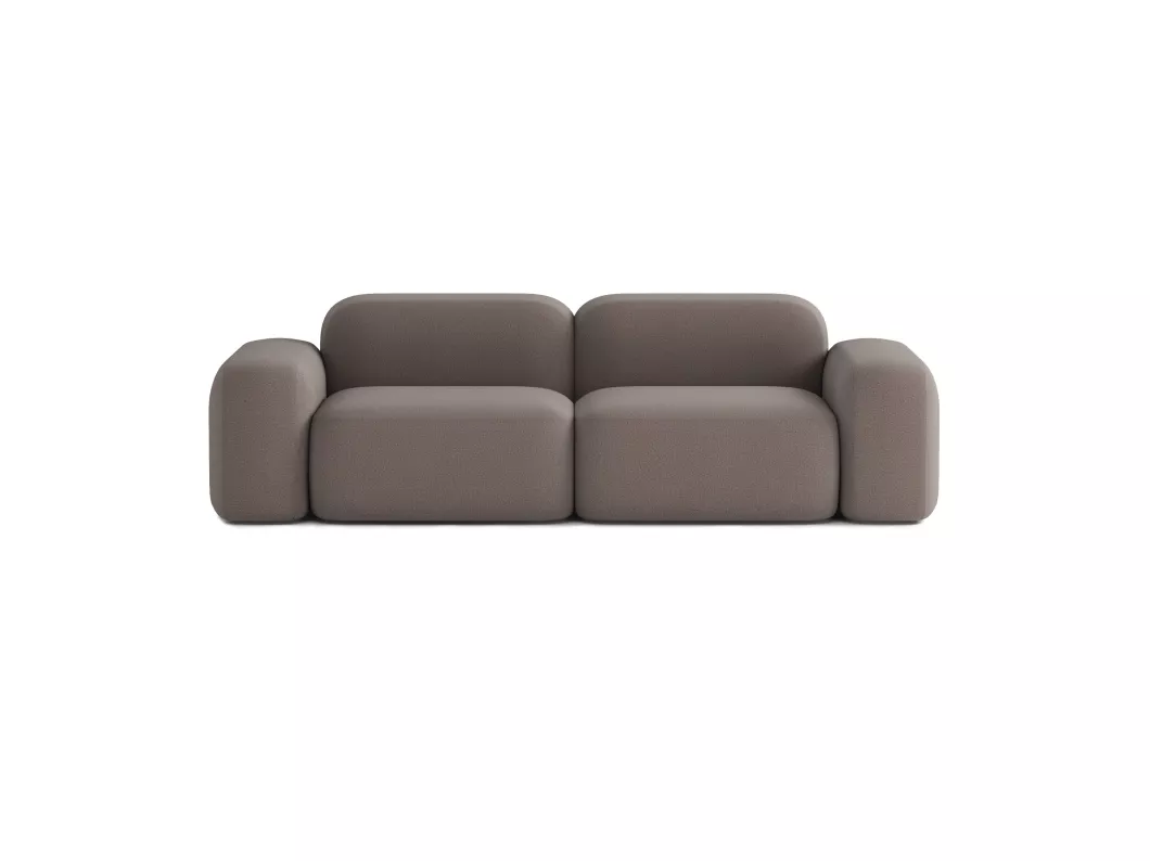 Kauf Unique Modulares 3-Sitzer-Sofa Max aus Stoff, braun