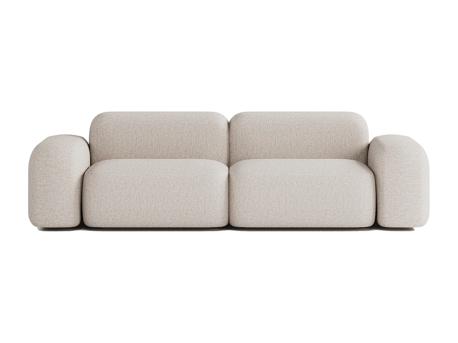 Canapé Modulable Max 3 places en Tissu Beige