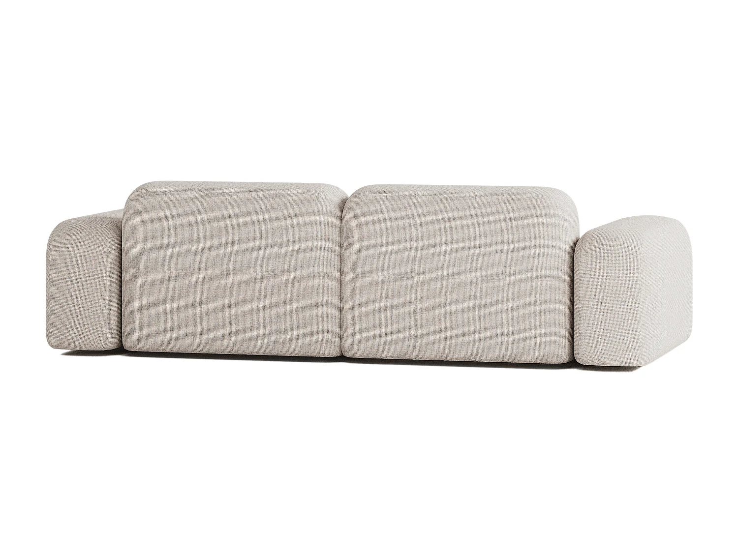Canapé Modulable Max 3 places en Tissu Beige