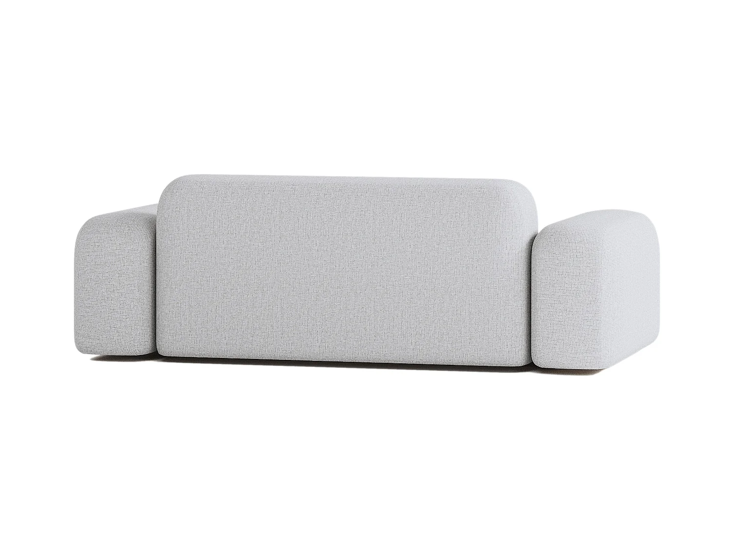 Max modulaire bank 2 zits lichtgrijs