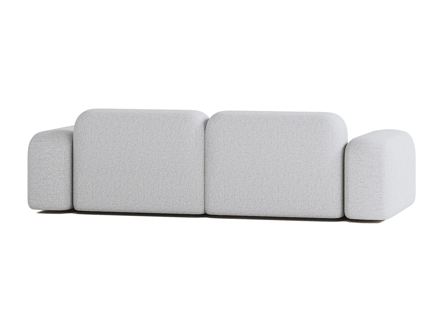 Max modulaire bank 3 zits lichtgrijs