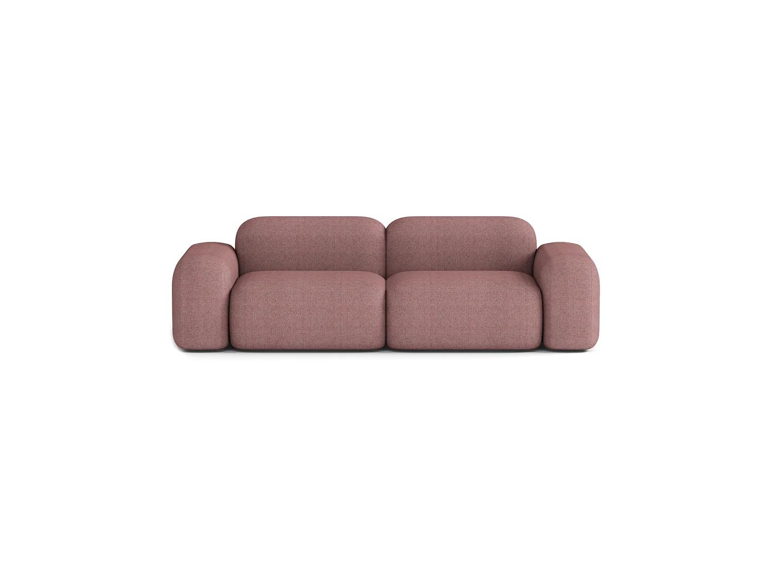 Canapé Modulable Max 3 places en Tissu Rouge