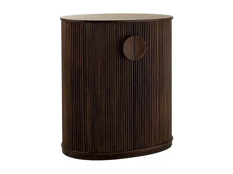 Buffet 2 Portes & 3 Niveaux "Reyi" 101cm Marron