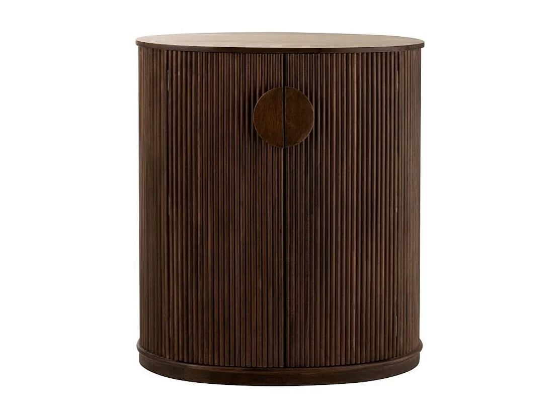 Buffet 2 Portes & 3 Niveaux "Reyi" 101cm Marron