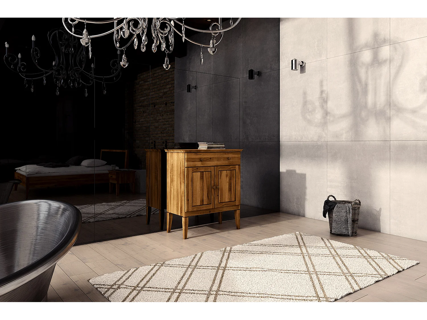 ODYS - Kommode aus Wildeiche naturgeölt