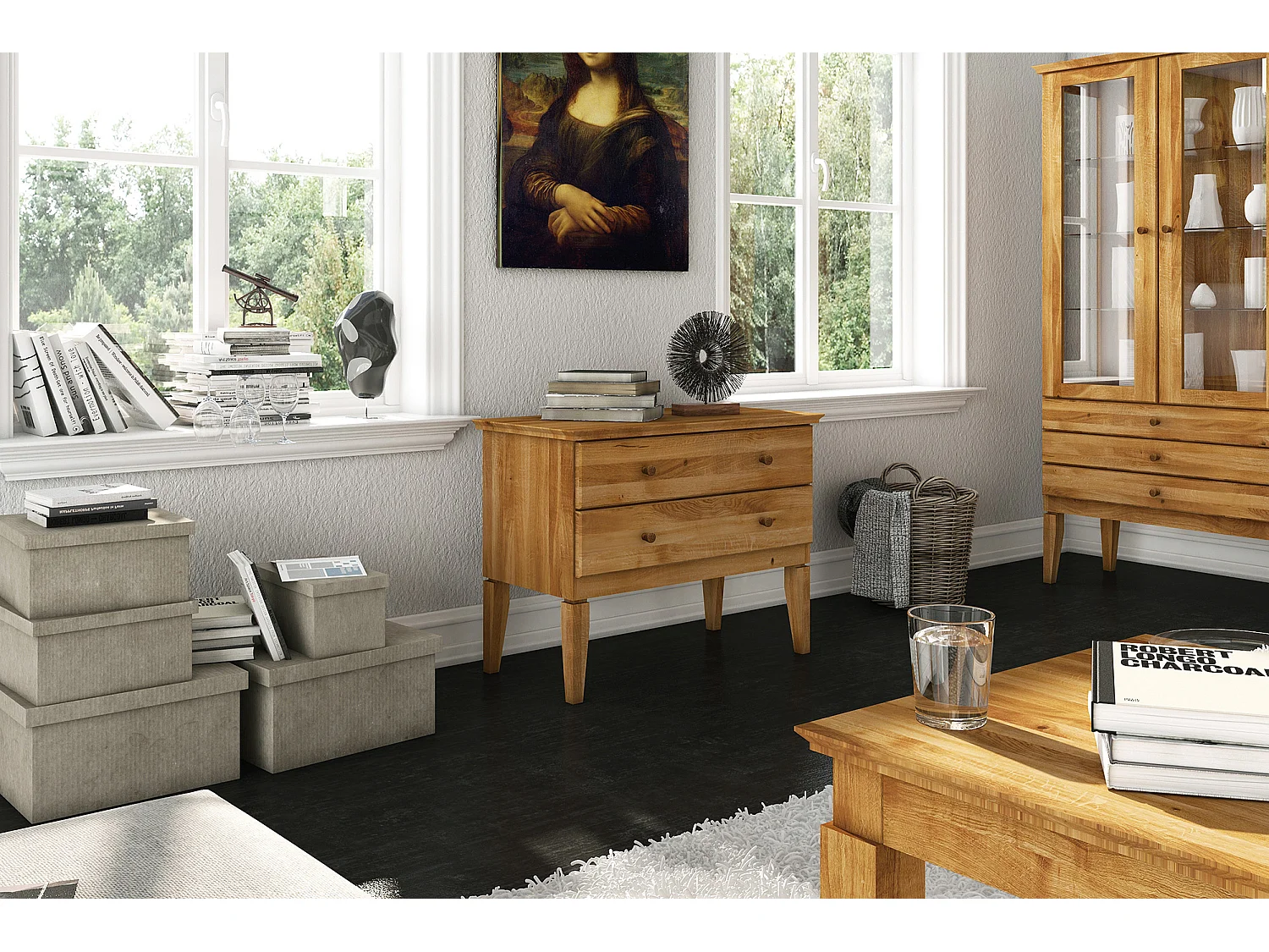 ODYS - Kommode aus Wildeiche naturgeölt