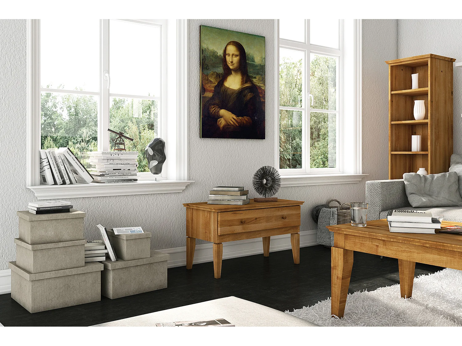 ODYS - Kommode aus Wildeiche naturgeölt