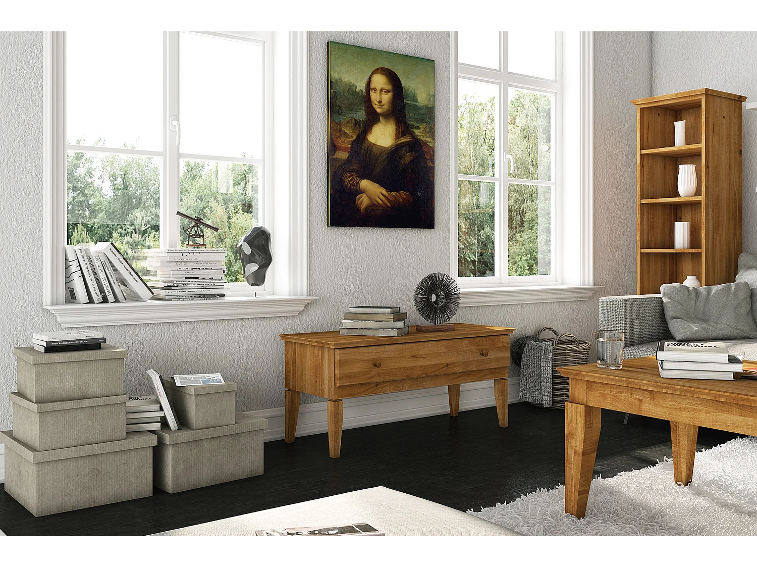 ODYS - Kommode aus Wildeiche naturgeölt