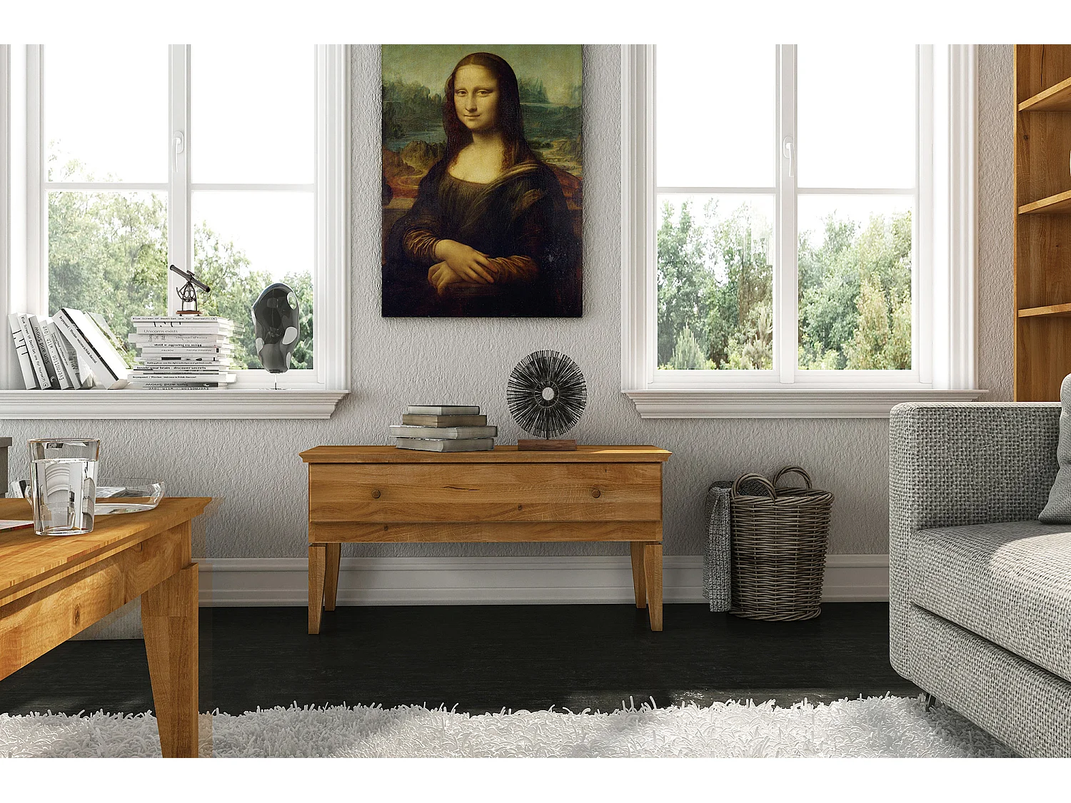 ODYS - Kommode aus Wildeiche naturgeölt