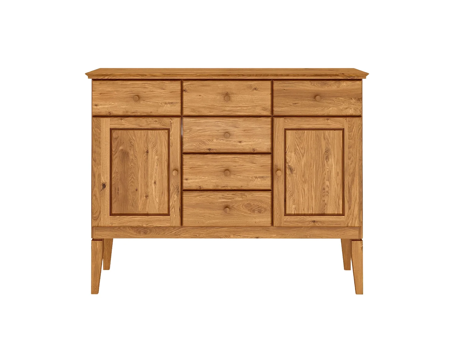 ODYS - Commode en chêne sauvage huilé naturel