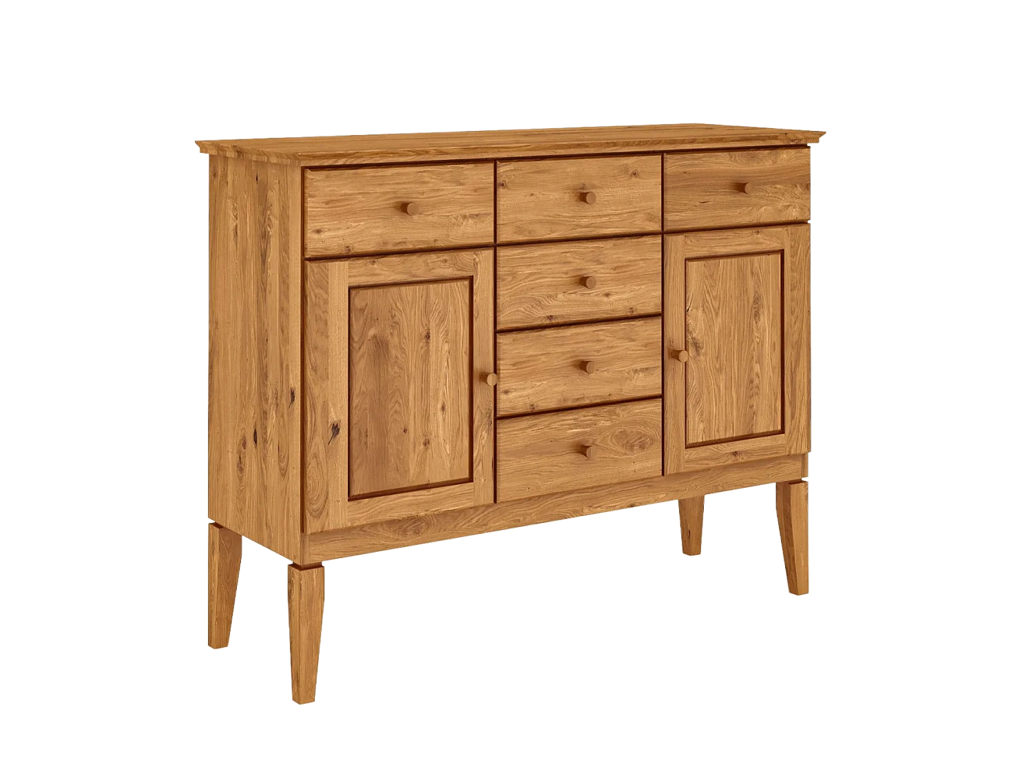 ODYS - Kommode aus Wildeiche naturgeölt