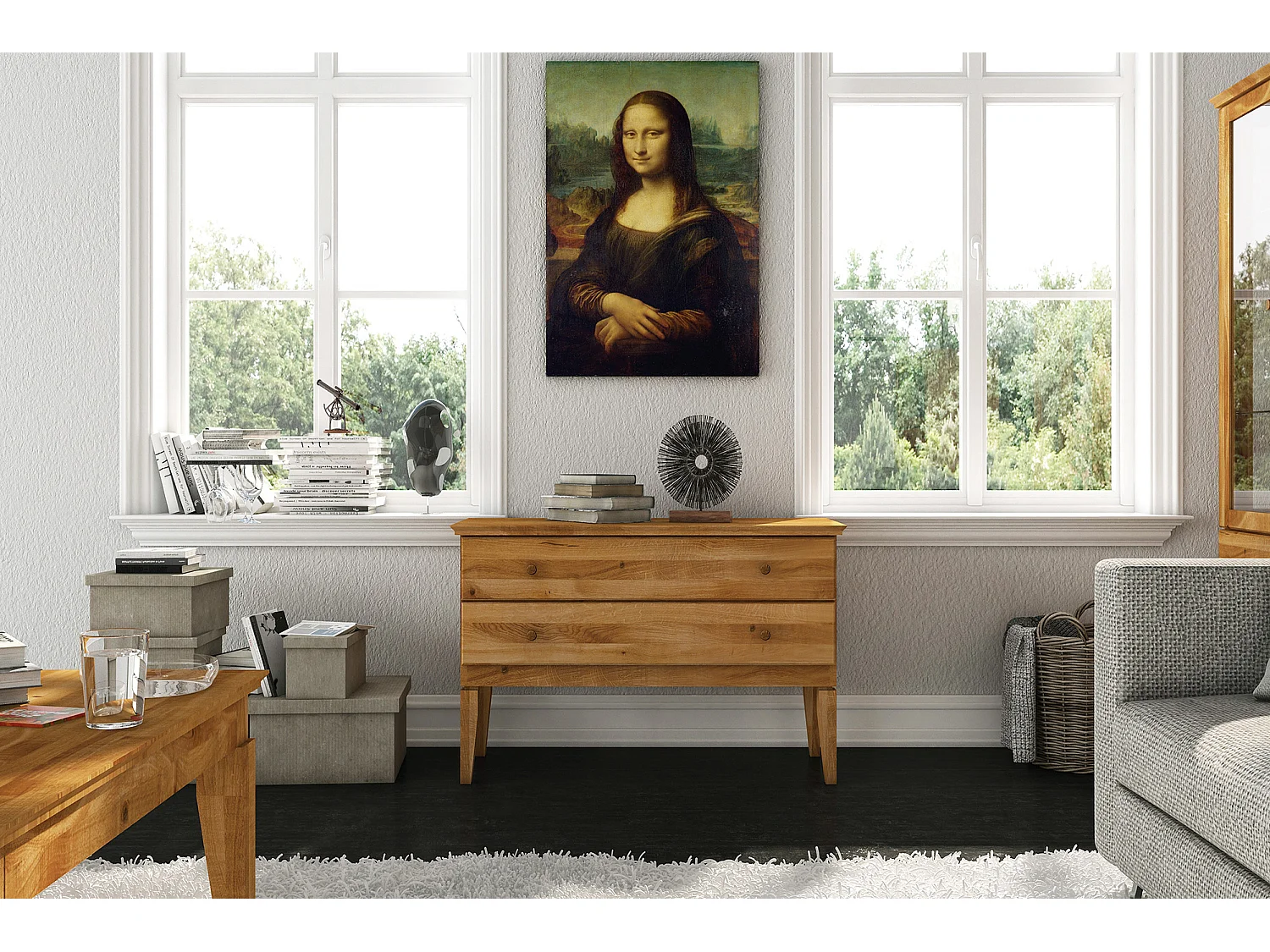 ODYS - Kommode aus Wildeiche naturgeölt