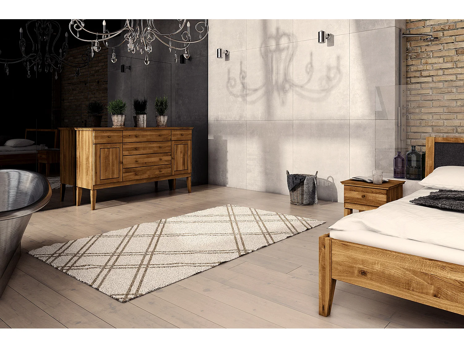 ODYS - Kommode aus Wildeiche naturgeölt