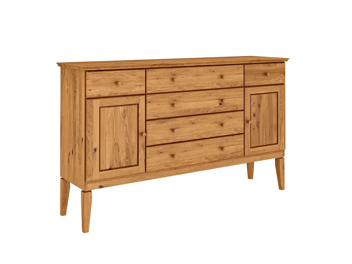 ODYS - Kommode aus Wildeiche naturgeölt