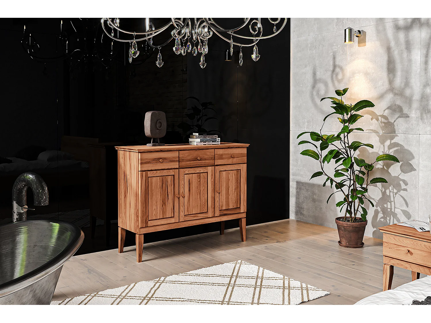 ODYS - Kommode aus Kernbuche naturgeölt