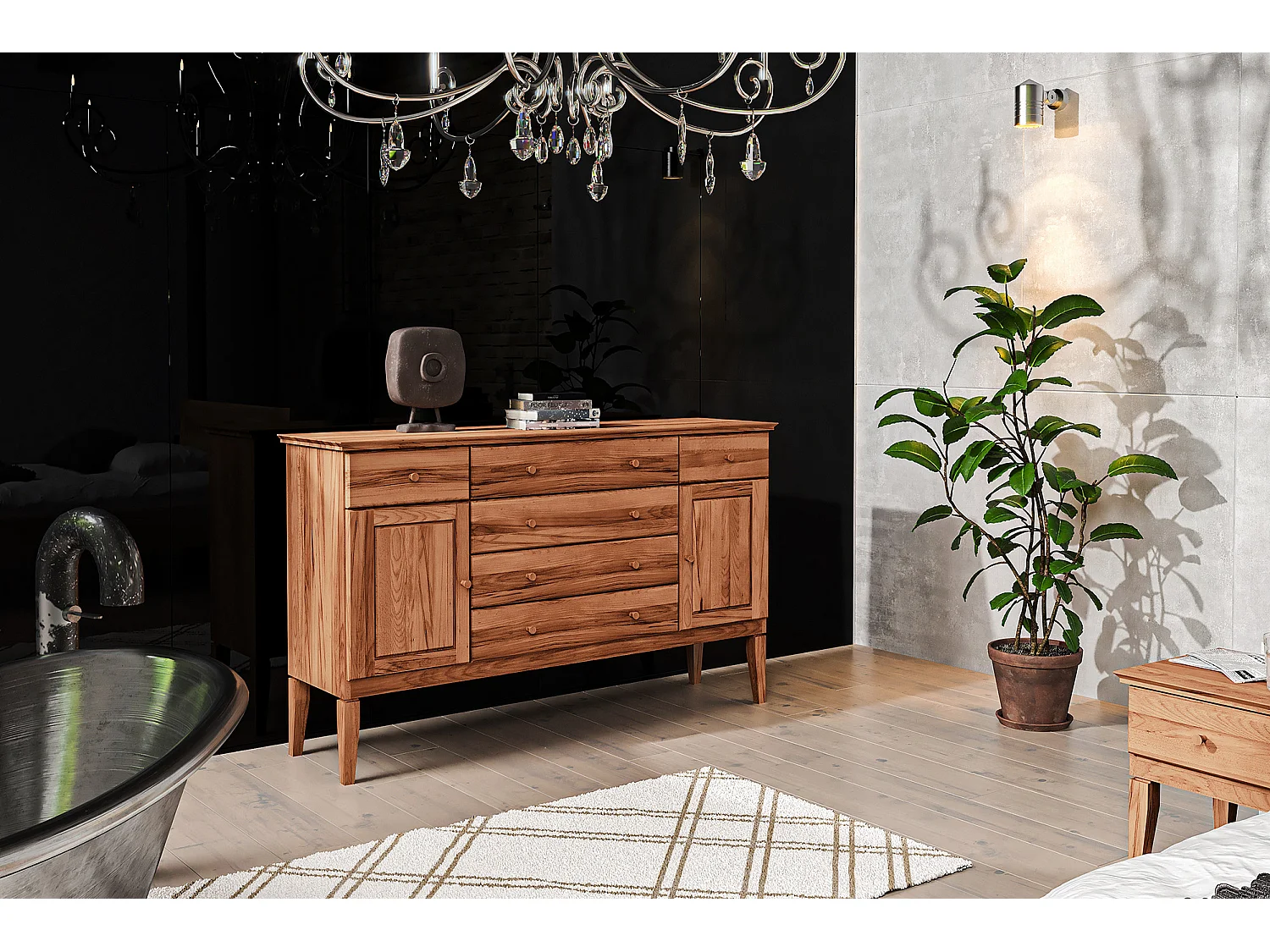 ODYS - Kommode aus Kernbuche naturgeölt