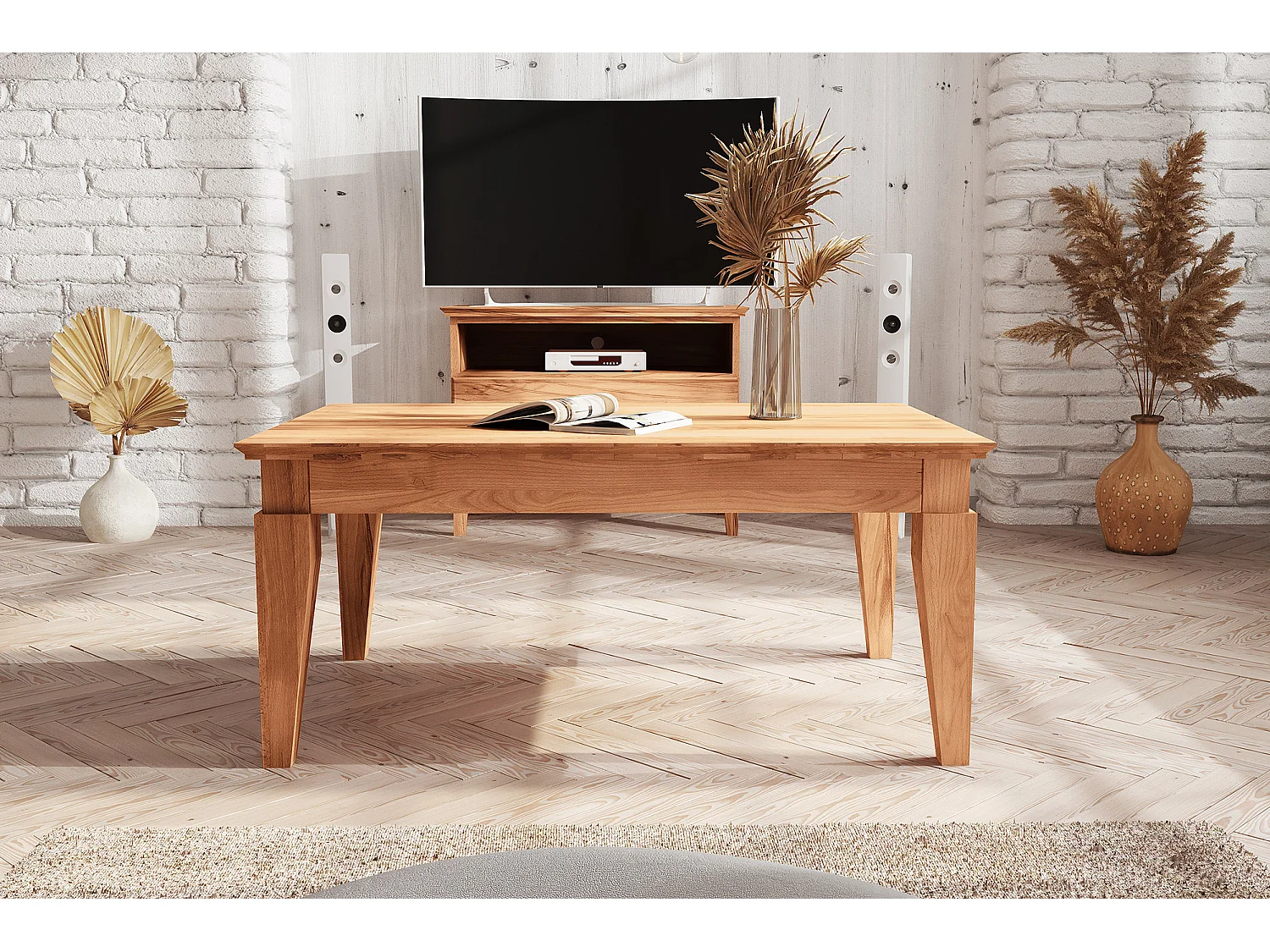 ODYS - Couchtisch  aus Kernbuche naturgeölt