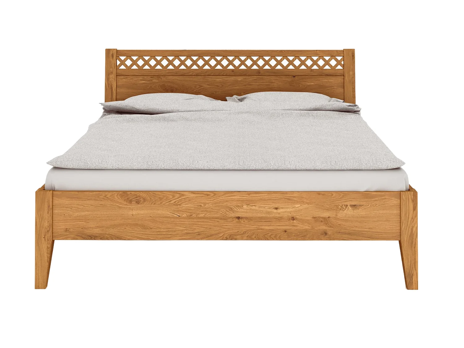 ODYS 3 - Bett 160x200 cm  aus Wildeiche naturgeölt