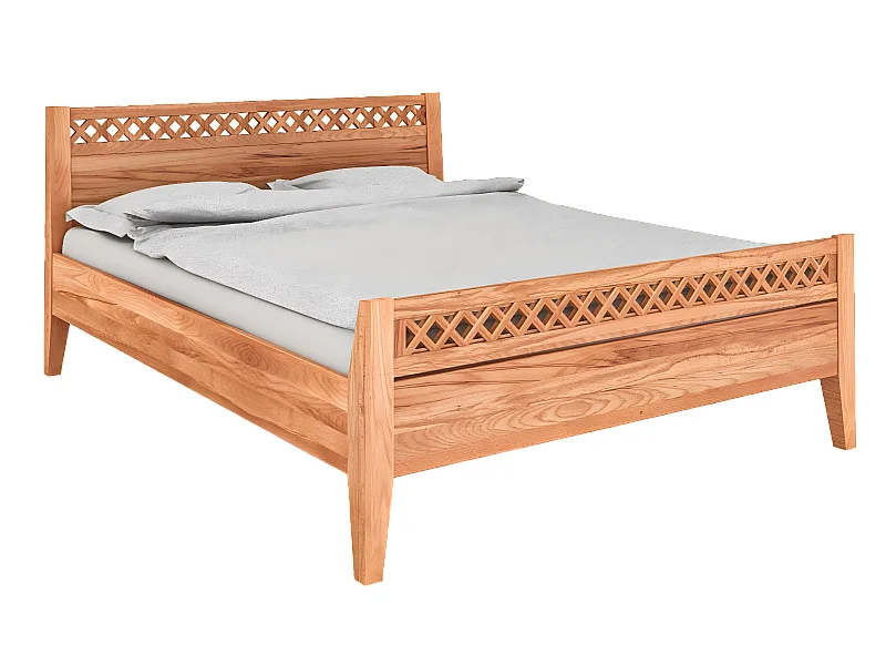 ODYS 4 - Bett 80x200 cm  aus Kernbuche naturgeölt