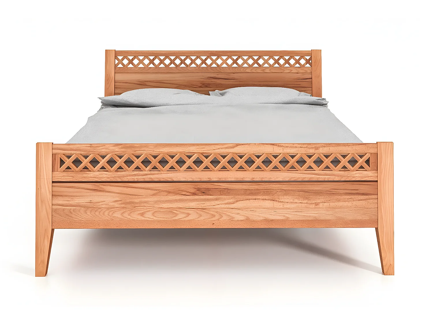 ODYS 4 - Bett 90x200 cm  aus Kernbuche naturgeölt