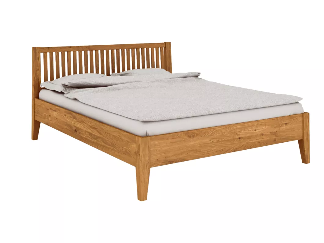 Kauf Unique ODYS 1 - Bett 90x200 cm aus Wildeiche naturgeölt