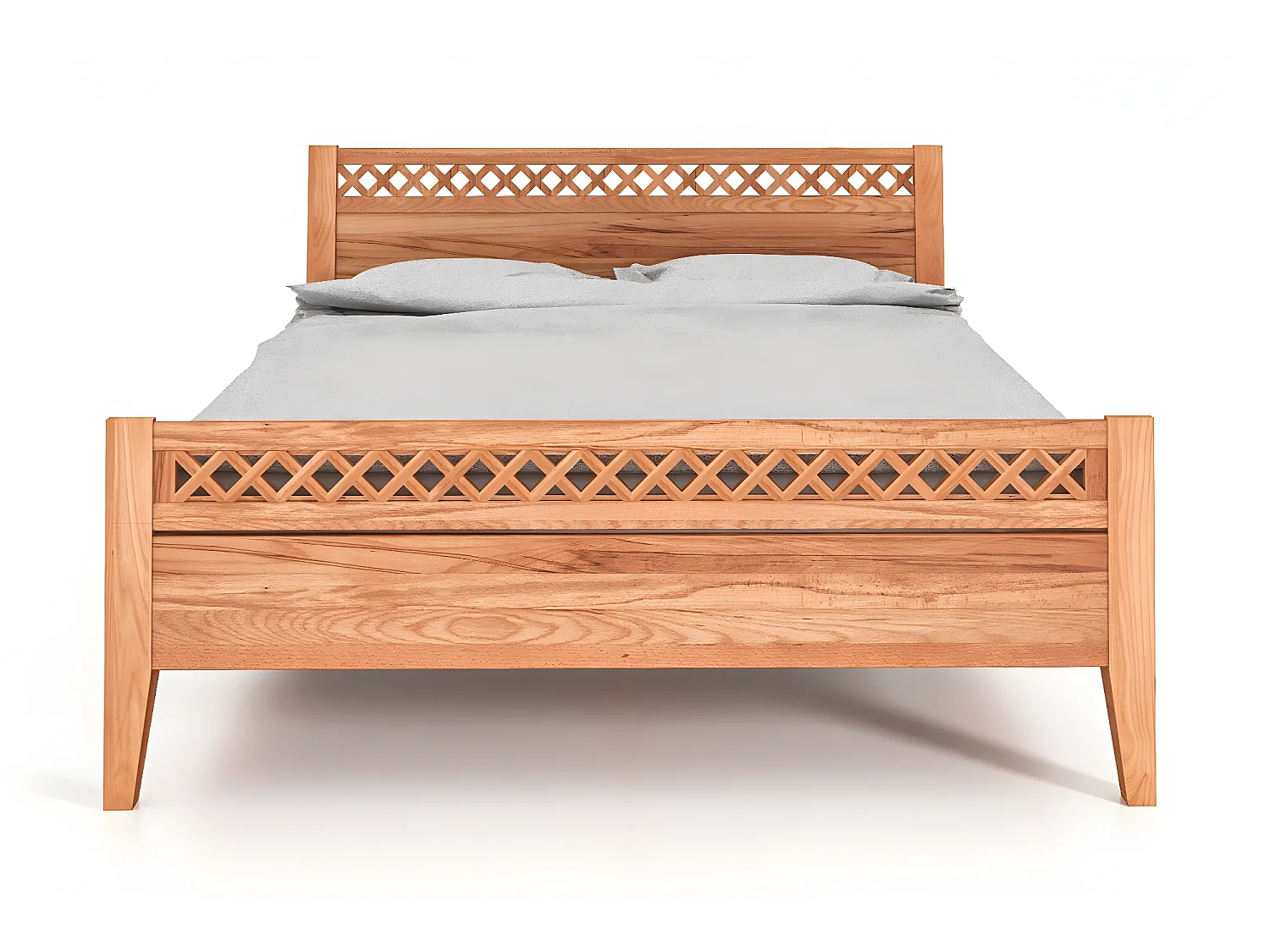 ODYS 4 - Bett 140x200 cm  aus Kernbuche naturgeölt