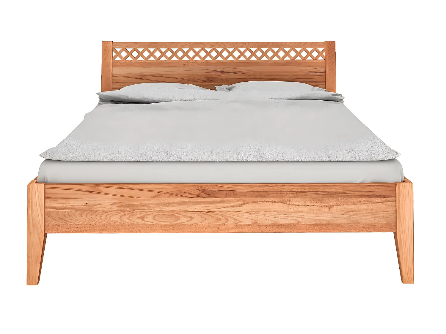 ELIAS 3 - Letto in legno massello 100 x 200 cm in faggio oliato