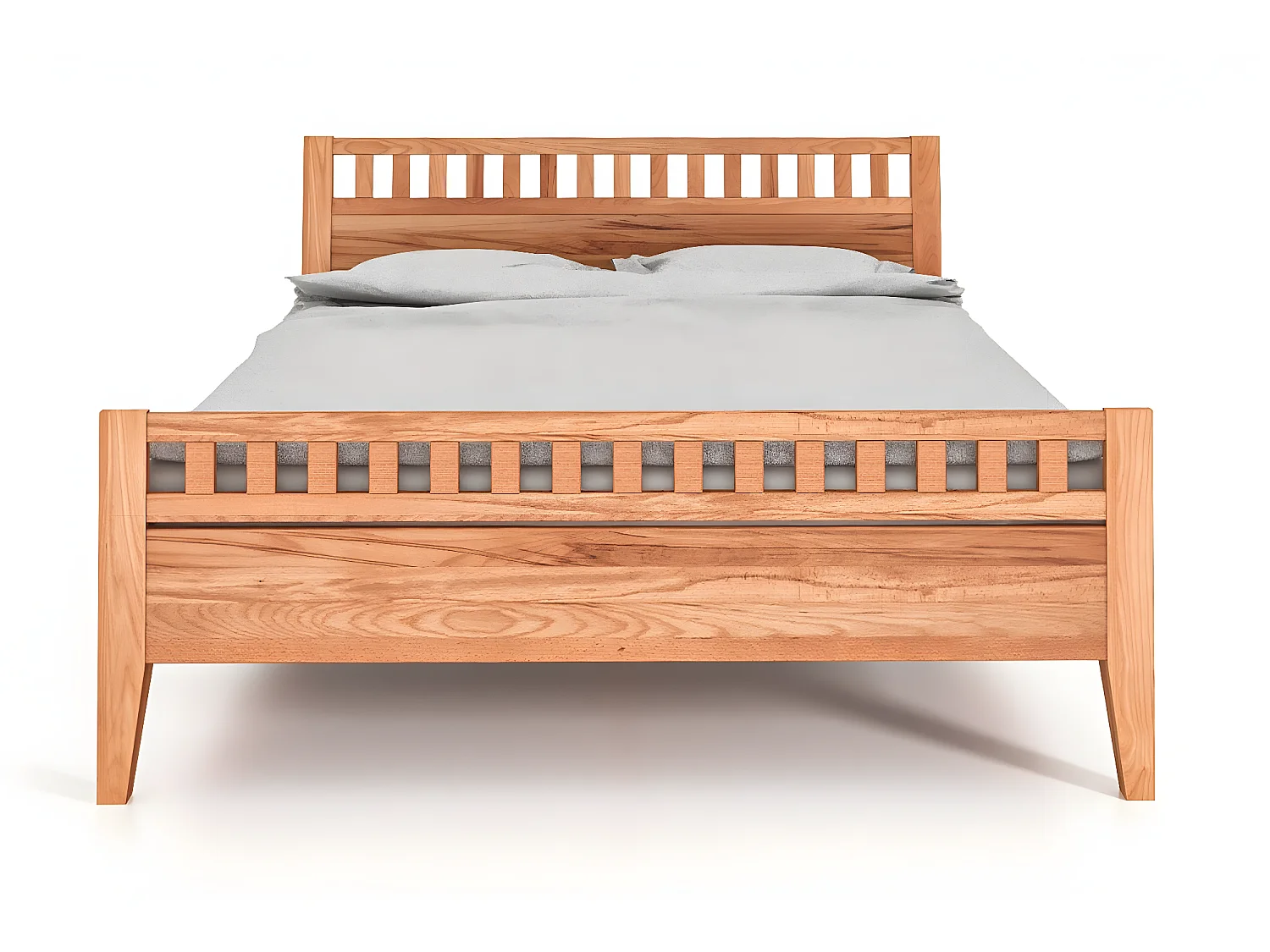 ODYS 6 - Bett 160x200 cm  aus Kernbuche naturgeölt