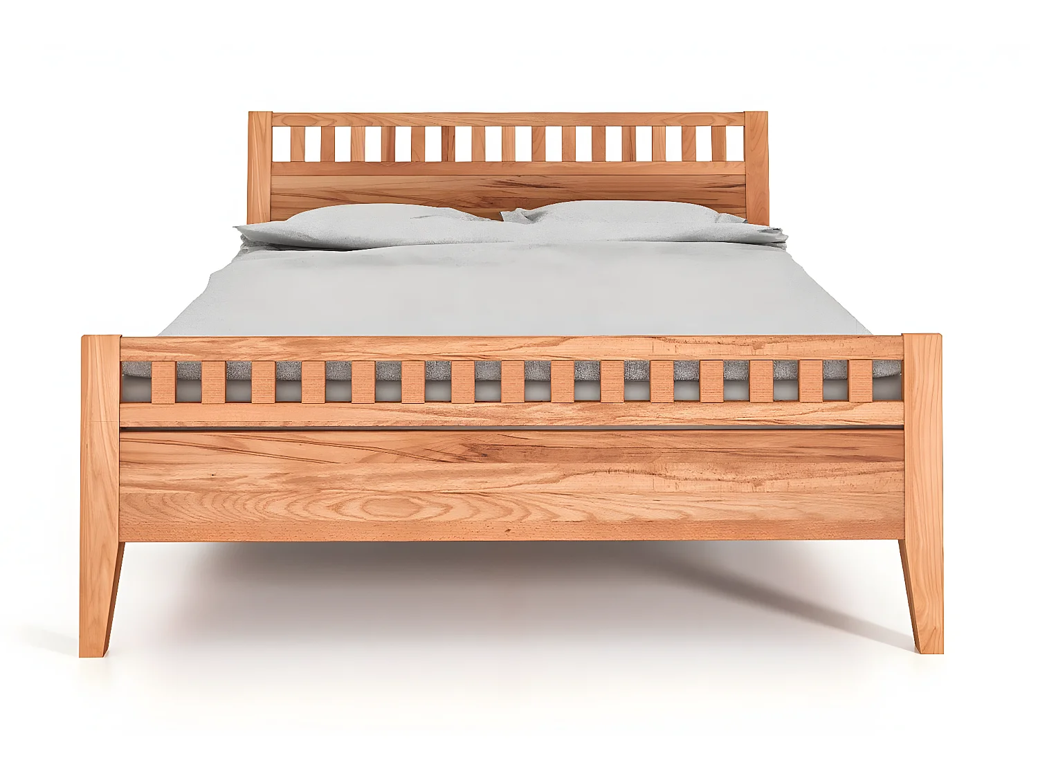 ODYS 6 - Bett 180x200 cm  aus Kernbuche naturgeölt