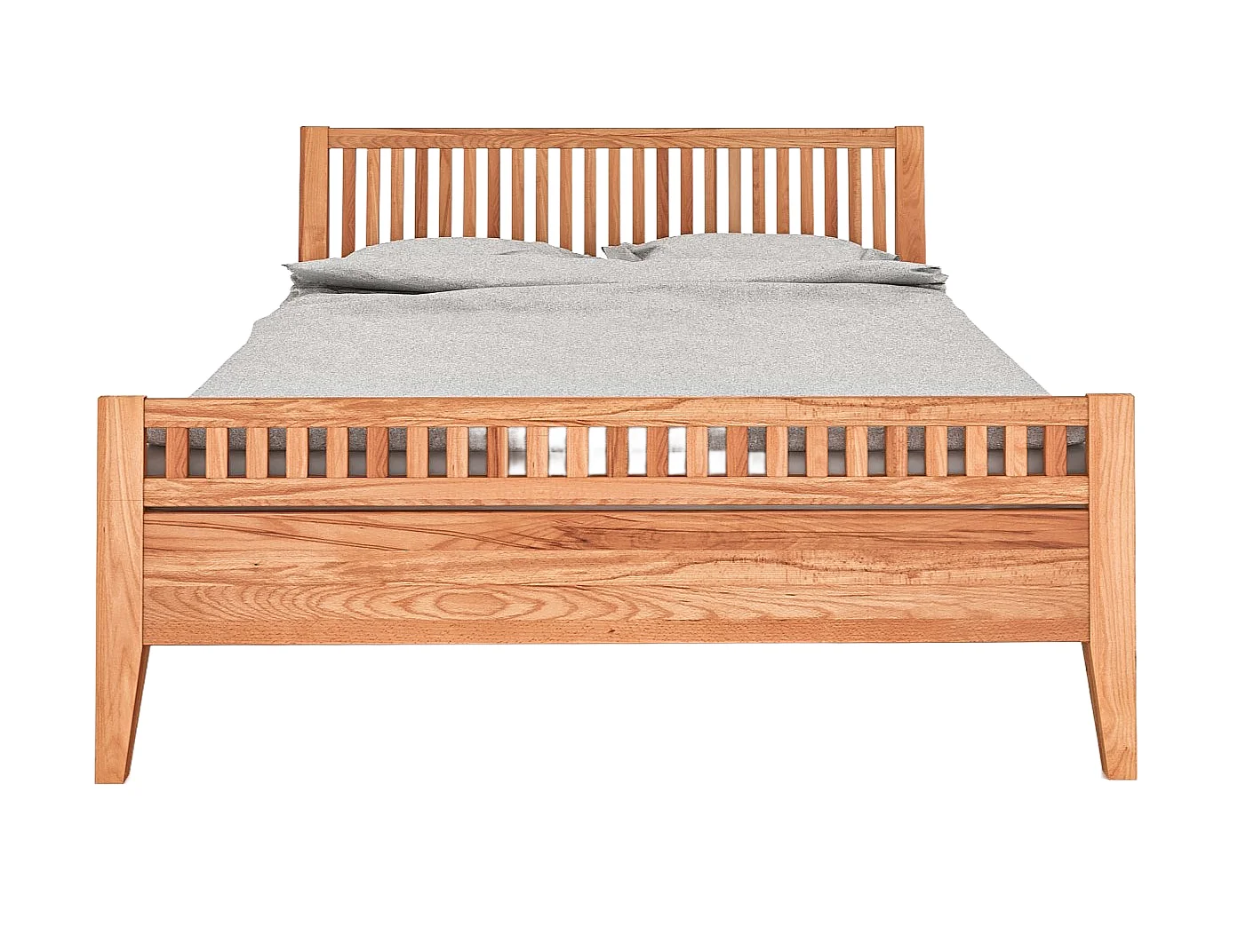 ODYS 2 - Lit 100x200 cm en cœur de hêtre huilé naturel