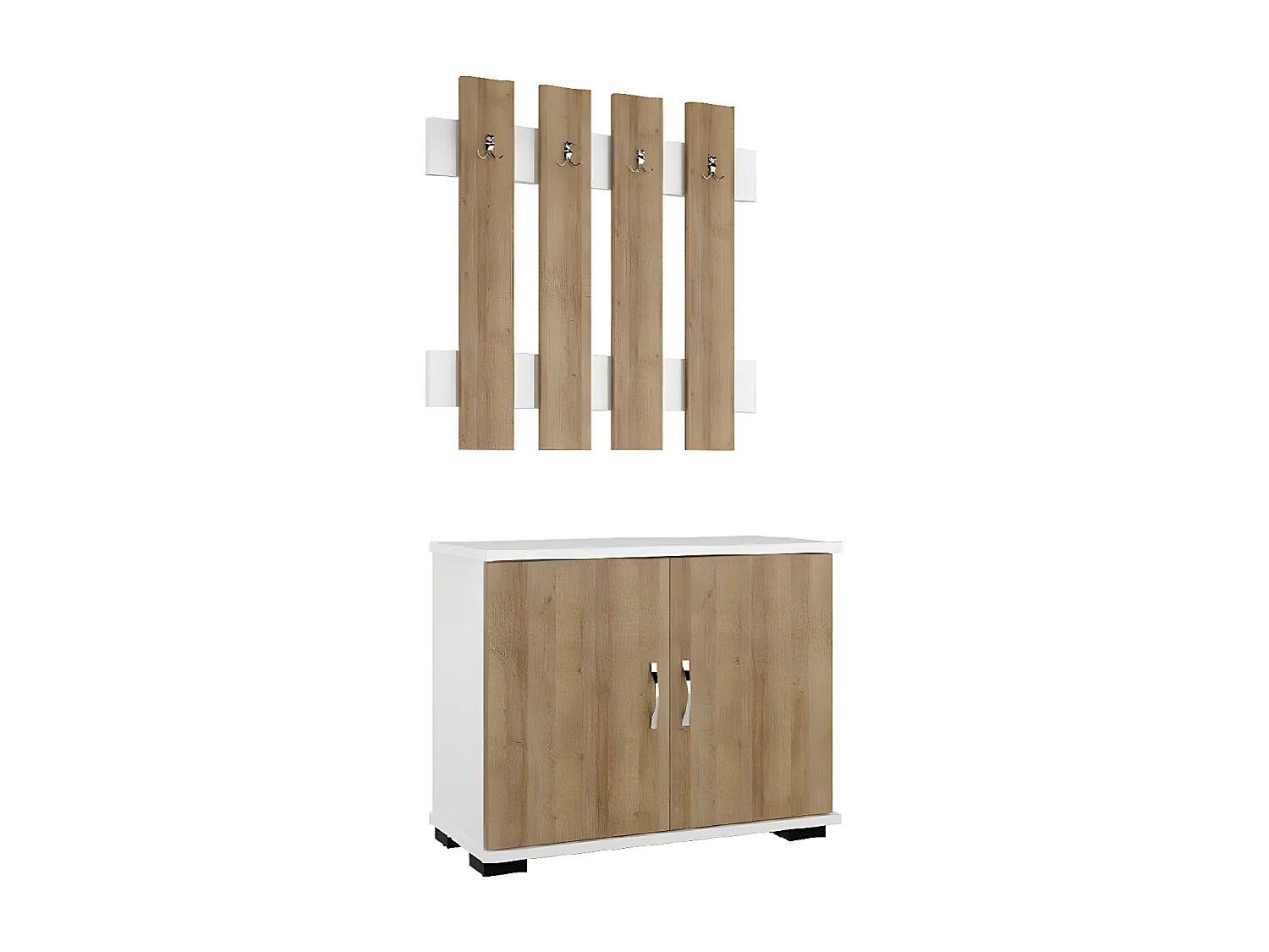 Mueble de Entrada Morena, Roble, 72x35x129 cm, EPIKASA
