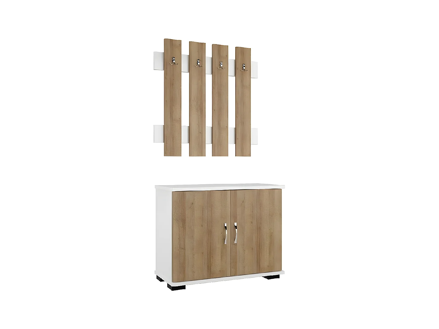 Mueble de Entrada Morena, Roble, 72x35x129 cm, EPIKASA