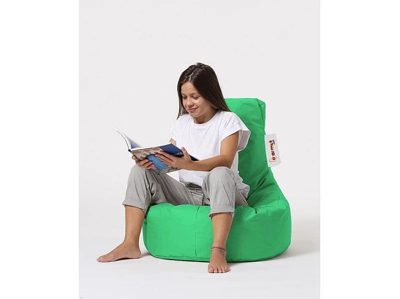 Pouf poire Arbone D70xH80cm Tissu Vert