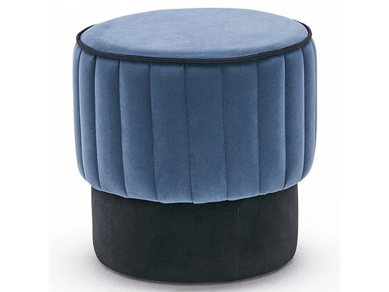 Puf Altadena 518, Azul, 40cm, Diámetro: 40, Tapiz