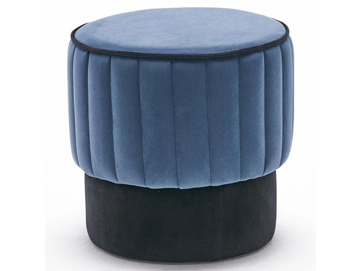 Puf Altadena 518, Azul, 40cm, Diámetro: 40, Tapiz