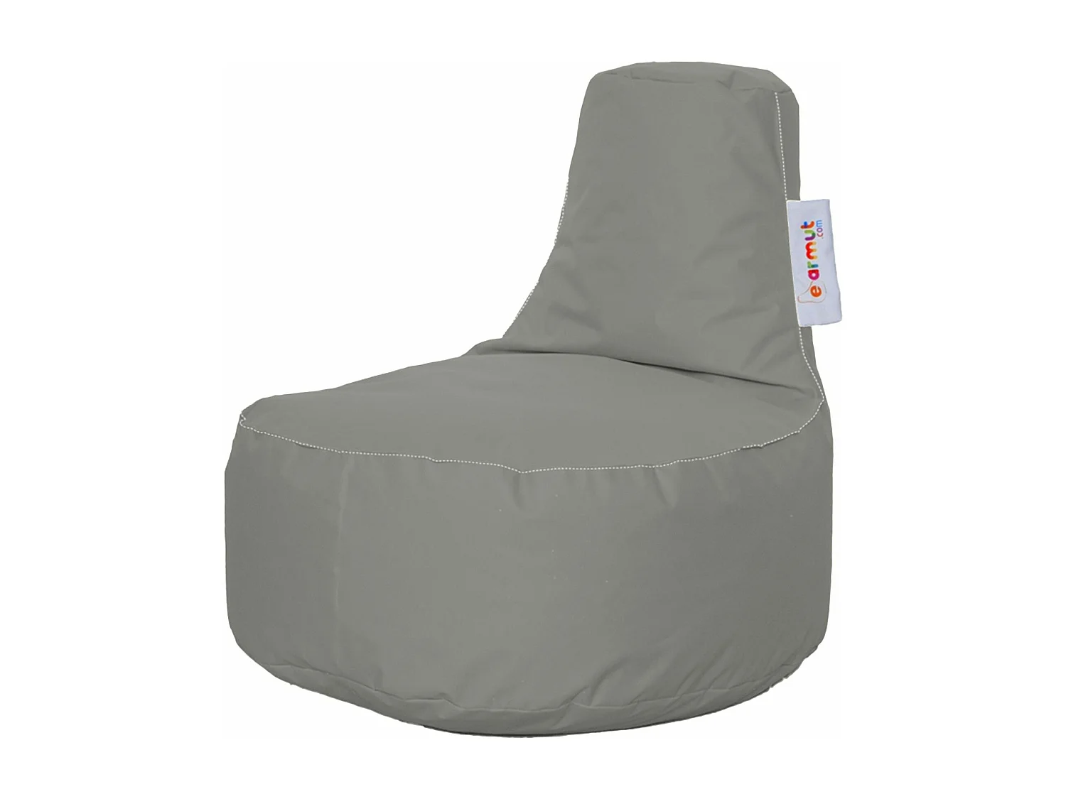 Pouf poire Arbane D70xH80cm Tissu Gris