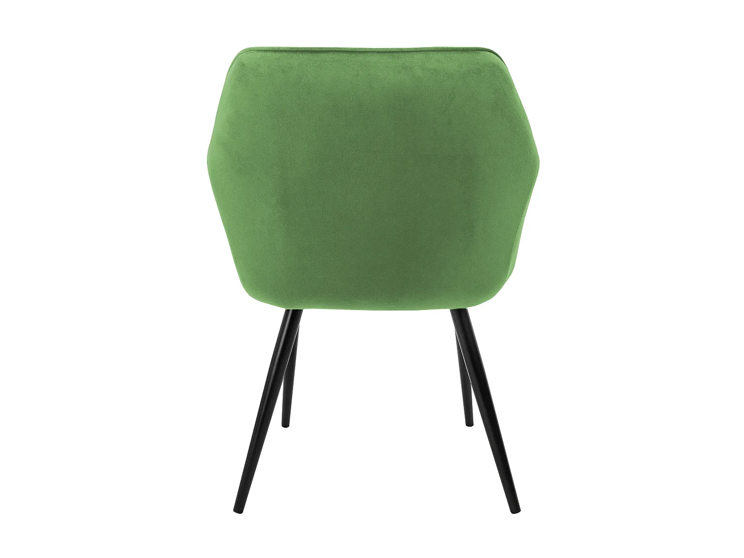 Lot de 2x chaises de salle à manger rembourrée en velours fauteuils salon vert